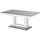 MAZZONI designimpex Couchtisch Grau, Weiß Hochglanz, Holzwerkstoff, Rechteckig, 120x54x75 cm, Wohnzimmer,