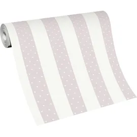 Erismann Vliestapete Streifen 10,05 x 0,53 m 13621-10 Rosa/Pink/Weiß
