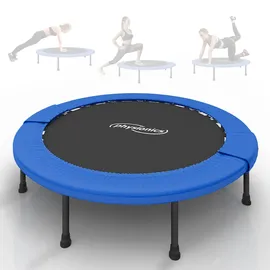 physionics Mini Trampolin 122 cm Schwarz/Blau