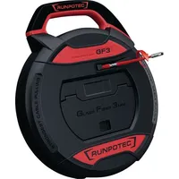 Runpotec GmbH Kabeleinziehgerät GF3 Band-L.50m Biege-R.38mm o.Meterzähler RUNPOTEC