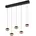 trio select 3-flg kugelförmig braun