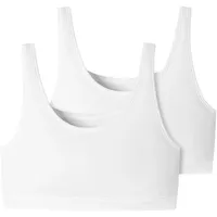 SCHIESSER 95|5 Bustier mit Stretch-Anteil im 2er-Pack, Weiss, 42