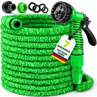 TRESKO Flexibler Gartenschlauch 60 m grün