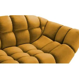 Switch Einzelsofa aus Mikrofaser Gappa ¦ gold ¦ Maße (cm): B: 222 H: 82 T: 94.0