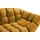 Switch Einzelsofa aus Mikrofaser Gappa ¦ gold ¦ Maße (cm): B: 222 H: 82 T: 94.0