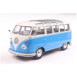 Solido S1813401 - VW T1 21 WINDOWS b. blau/weiß 1:18