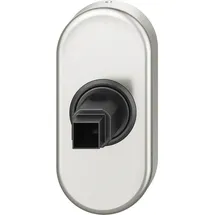 FSB Fenstergriff Adapter-Rosette oval, Aluminium silber eloxiert