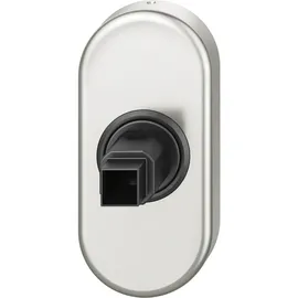 FSB Fenstergriff Adapter-Rosette oval, Aluminium silber eloxiert