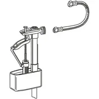 MEPA Füllventil-Set UPSK + Panzerschlauch, mit Füllventilhalter robust/langlebig