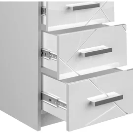 Vicco Nachtschrank Irma 37,6 x 35,5 x 66 cm Weiß