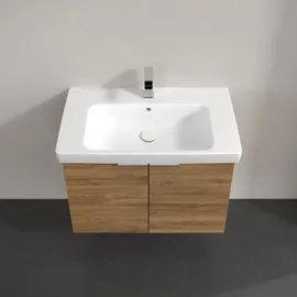Villeroy & Boch Waschtischunterschrank 2 Türen 75 x 52 x 43,8 cm Braun