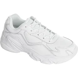 Sneaker ATHLECIA "CHUNKY Leather Trainers", Gr. 41, weiß, Leder, casual, Schuhe, im sportlichen Style