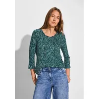 Cecil Damen B321912 Bedruckte Tunika, fir Green, 42