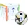adidas Fussballliebe League Ball White / Black / Glow Blue 5