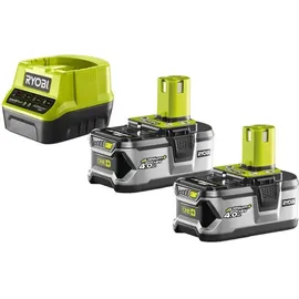 RYOBI RC18120-240 Batterie-kit-ladegerät 18V One+ 2x4,0 Ah