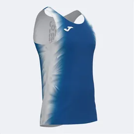 Joma Elite Xi ärmelloses Laufshirt 702 - royalblau/weiß XL