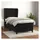 vidaXL Boxspringbett 100 x 200 cm Schwarz