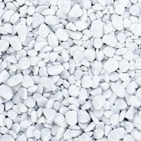naninoa Marbles 7-15 mm. Weiße, gerundete Steine, Marmorsteine, Dekosteine, Kies, Nuggets, Kieselsteine weiß. 5 kg / 5000 g. Weiß, Weiss