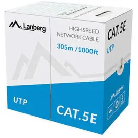 LANBERG LCU5-11CC-0305-S Netzwerkkabel U/UTP (UTP) (U/UTP, Cat5e 305 m, Kabel