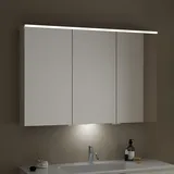 Burgbad Eqio 120 cm weiß glanz LED-Waschtischbeleuchtung