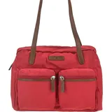 GREENBURRY Schultertasche Nylon 35x24cm "Emily" rot | Rot