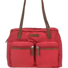 GREENBURRY Schultertasche Nylon 35x24cm "Emily" rot | Rot