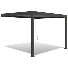 Weide Deluxe 3 x 4 m inkl. 4 Seitenteile Anthrazit/Grau