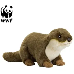 WWF Plüschtier Europäischer Fischotter (20cm) lebensecht Kuscheltier Stofftier