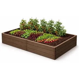 Prosperplast Hochbeet Prosperplast BASE WOODY 149 x 75 x 25 cm Braun