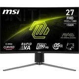 MSI Gaming-Monitor »MAG 276CPXF«, 69 cm/27 Zoll, 1920 x 1080 px, Full HD, 0,5 ms Reaktionszeit, 280 Hz, 5-Wege Joystick Navigation, schwarz
