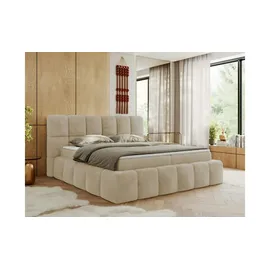 MKS Meble Boxbett mit Bettkasten ¦ creme ¦ Maße (cm): B: 194 H: 113