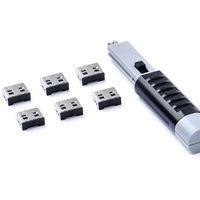 Smartkeeper ESSENTIAL 6x USB-A Blocker mit 1x Lock Key Basic Schwarz