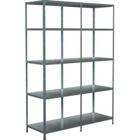 SCHULTE Regalwelt Schulte Set 1 Steckregal und 1 Anbauregal Verzinkt 200 cm x 140 cm x 50 cm