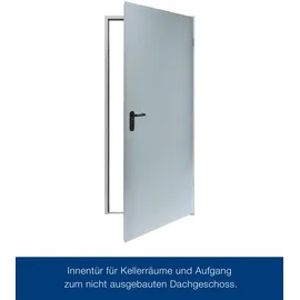 Hörmann ZK-Tür-Element eingehängt Verzinkt 750 mm x 2000 mm x 80 mm DIN Rechts