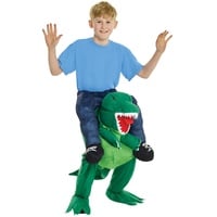 Morph MCKPBTR Dinosaurier Huckepack Kostüm, Unisex, Einheitsgröße Kinder