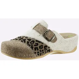 WALDLÄUFER Pantoffel Beige 38