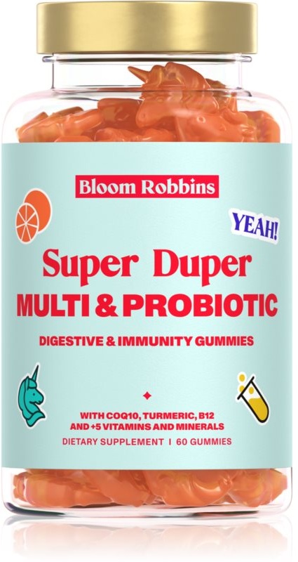 Bloom Robbins Super Duper MULTI & PROBIOTIC Kauwürfel zur Verdauungsförderung 60 St.