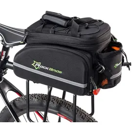 ROCKBROS Fahrrad Hinter Gepäckträgertasche schwarz