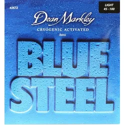 Blue Steel Bass Guitar Strings Light (45-100)