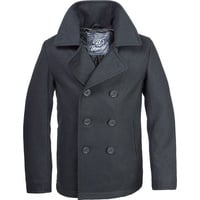 Brandit Textil Pea Coat schwarz 3XL