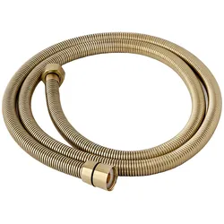 Brauseschlauch mit feinen Rillen | 1,75m – satiniertes Gold
