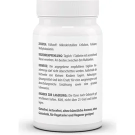 Vitamin B12 500 µg + Folsäure 800 µg Tabletten 180 St.