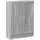 vidaXL Bücherschrank Bücherregal 82,5 x 30,5 x 115 cm Grau