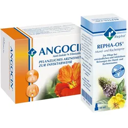 Erkältungsset Angocin(200)+Repha OS(30) 1 Set