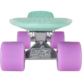 Star-Skateboard Kicktail grün