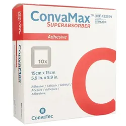 Convamax Superabsorber adhäsiv 15x15 cm