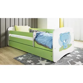 raumhirsch furniture Kinderbett Raumhirsch 80 x 160 cm Holzwerkstoff grün