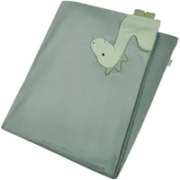 Sterntaler Babydecke Dino Rexi - Schmusedecke beidseitig verwendbar mit