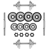HMS Unisex's 17-6-031 Hantelset in Kunststoffkoffer, schwarz, One Size, 5907695514308
