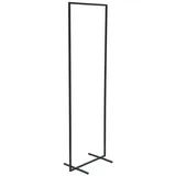 JAN KURTZ Jonathan Standgarderobe Stahlrohr mit Standfuß - schwarz,